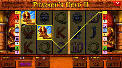 Pharaoh's gold 2 deluxe slot