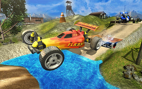 Toy truck hill racing 3D