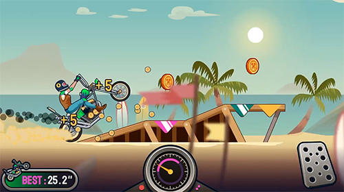 Wheelie cross: Motorbike game