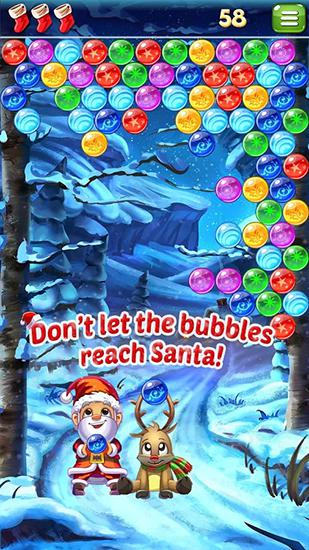 Santa pop: Bubble shooter