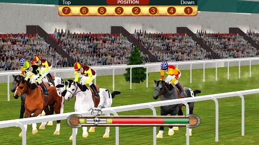 Horse racing simulation 3D