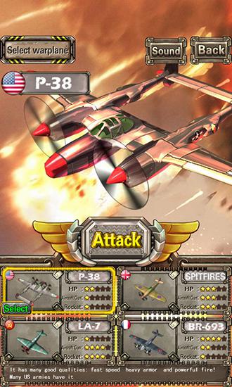 Lighting fighter raid: Air fighter war 1949