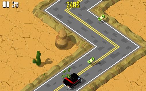 Rally racer with zigzag