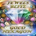 Скачайте игру Jewels blitz: Gold hexagon бесплатно и Blek для Андроид телефонов и планшетов.