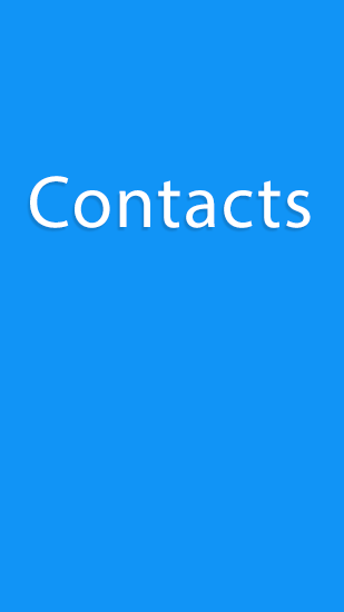 Бесплатно скачать приложение Contacts на Андроид телефоны и планшеты.