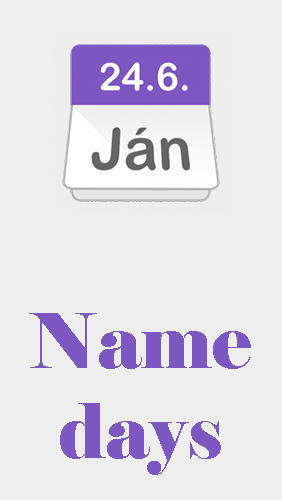 Скачать Name days для Андроид бесплатно.