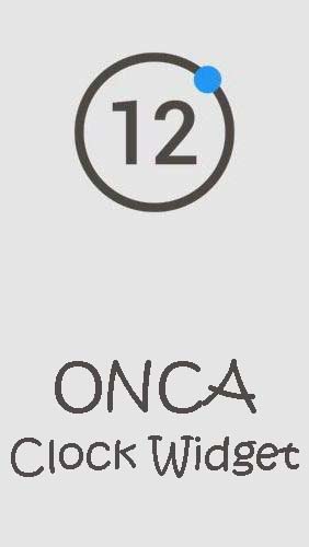Скачать Onca clock widget для Андроид бесплатно.