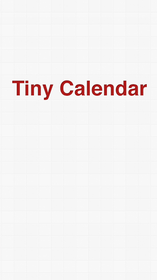 Бесплатно скачать приложение Tiny Calendar на Андроид телефоны и планшеты.