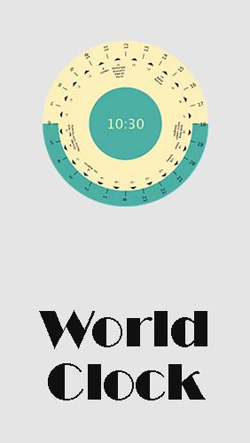 Скачать World clock для Андроид бесплатно.