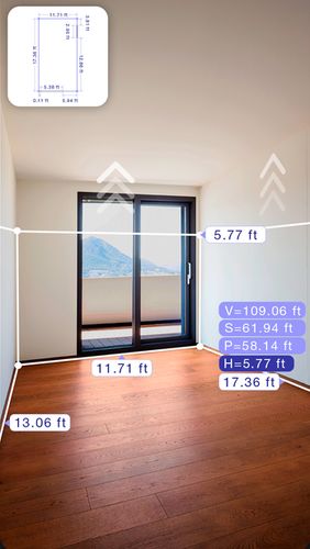 AR plan 3D ruler – Camera to plan, floorplanner