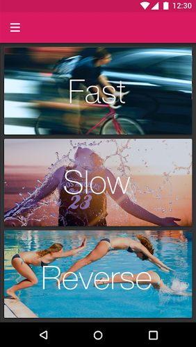Efectum – Slow motion, reverse cam, fast video