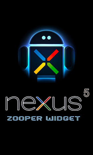 Скачать Nexus 5 zooper widget для Андроид бесплатно.
