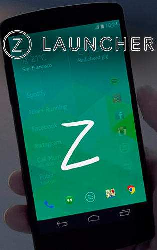 Бесплатно скачать приложение Z launcher на Андроид 4.1 телефоны и планшеты.