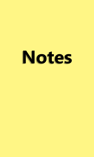 Скачать Notes для Андроид бесплатно.