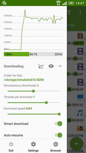Advanced download manager
