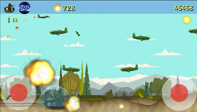 Скачайте Стрелялки игру Tank Mania для iPad.