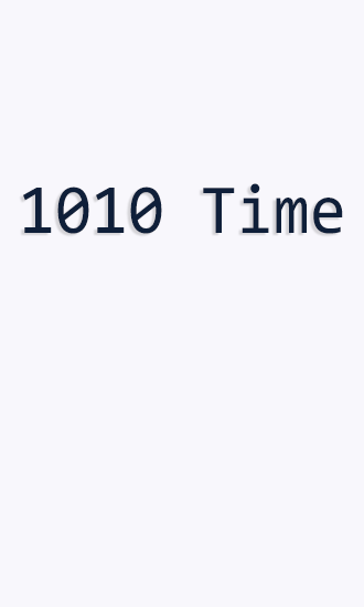 Скачать 1010 Time для Андроид бесплатно.