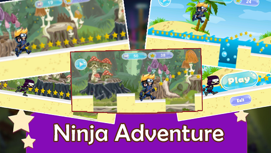 Скачать Ninja cookie Running Adventure на Андроид 4.1 бесплатно.