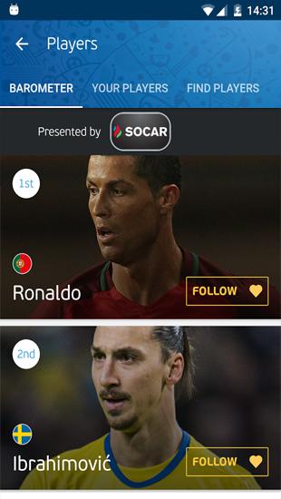 UEFA Euro 2016: Official App
