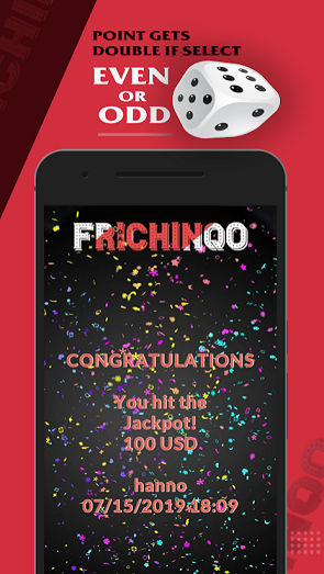 Скачать FRICHINQO - Play for FREE & Win CASH for FREE на Андроид 5.0 бесплатно.