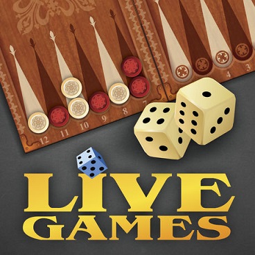 Скачать Backgammon LiveGames - long and short backgammon: Android Карточные настольные игры игра на телефон и планшет.