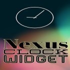 С приложением  для Android скачайте бесплатно Nexus clock widget на телефон или планшет.