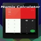 С приложением  для Android скачайте бесплатно Numix calculator на телефон или планшет.