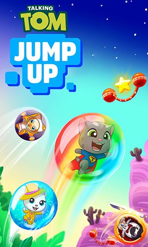 Скачайте игру Talking Tom jump up для iPad.