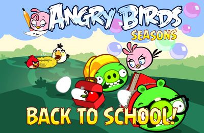 Скачайте Аркады игру Angry Birds goes back to School для iPad.