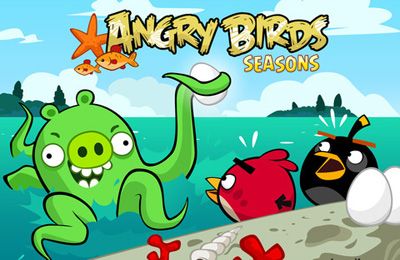 Скачайте Аркады игру Angry Birds Seasons: Water adventures для iPad.