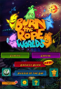 Скачайте Логические игру Burn the Rope: Worlds для iPad.