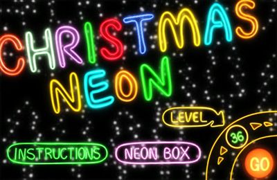 Скачайте Логические игру Christmas Neon для iPad.