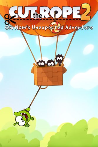 Скачайте Русский язык игру Cut the rope 2: Om-Nom's unexpected adventure для iPad.