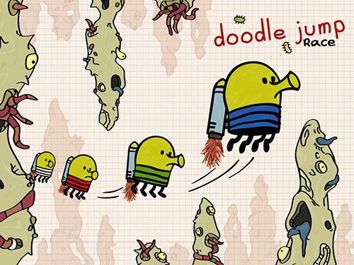 Скачайте Мультиплеер игру Doodle jump race для iPad.