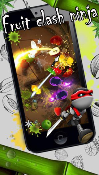 Скачайте Мультиплеер игру Fruit clash ninja для iPad.
