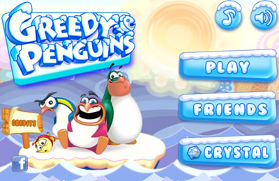 Скачайте Аркады игру Greedy Penguins для iPad.
