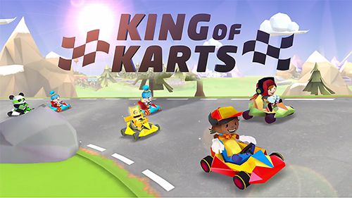 Скачайте Online игру King of karts: 3D racing fun для iPad.
