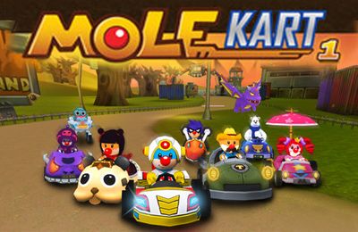 Скачайте Мультиплеер игру Mole Kart для iPad.