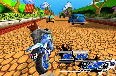 Скачайте Гонки игру Risky Rider 3D (Motor Bike Racing Game / Games) для iPad.