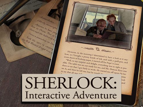 Скачайте Квесты игру Sherlock: Interactive adventure для iPad.