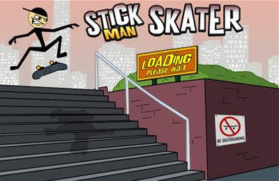 Скачайте Аркады игру Stickman Skater для iPad.