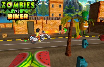 Скачайте Гонки игру Zombies vs Biker (3D Bike racing games) для iPad.