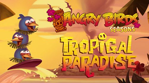Скачайте Стрелялки игру Angry birds seasons: Tropical paradise для iPad.