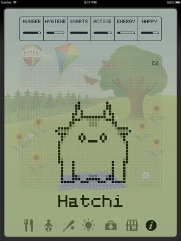Hatchi - a retro virtual pet