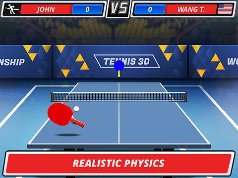 Table tennis 3D: Virtual championship