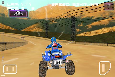 ATV quad racer