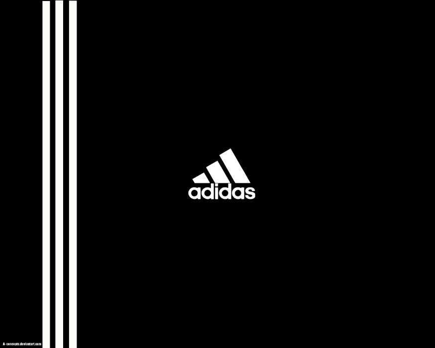Адидас (Adidas), Фон, Логотипы