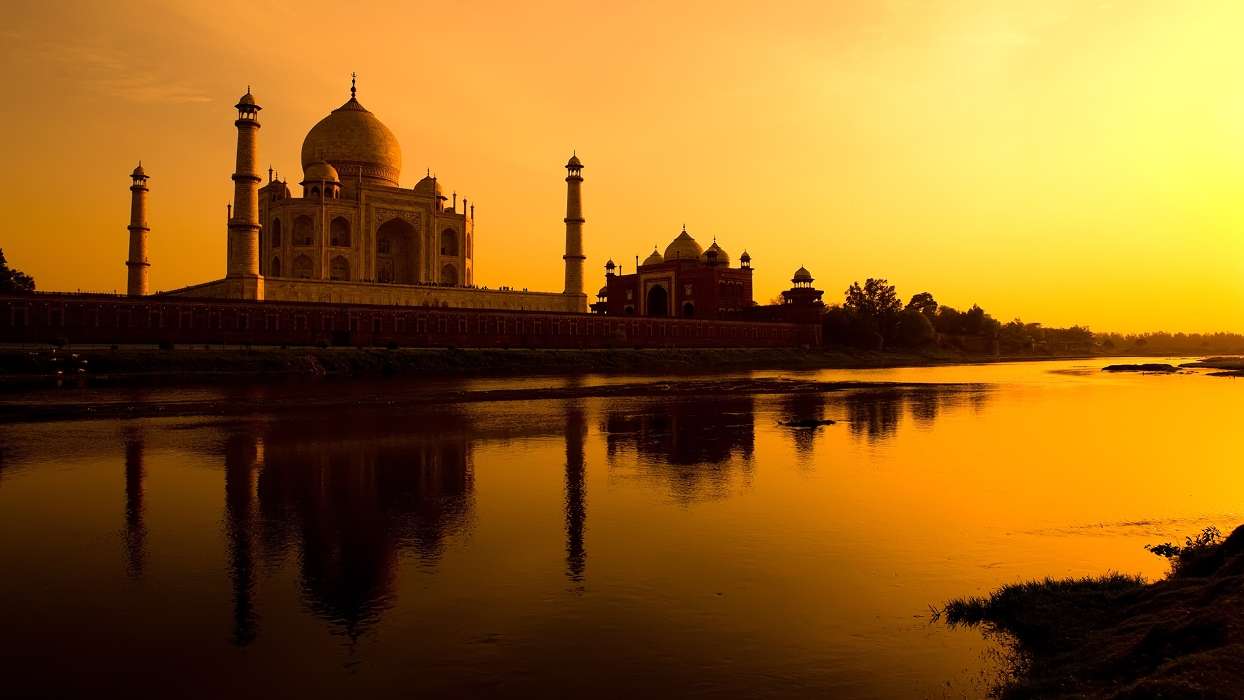 Тадж Махал (Taj Mahal),Архитектура,Пейзаж