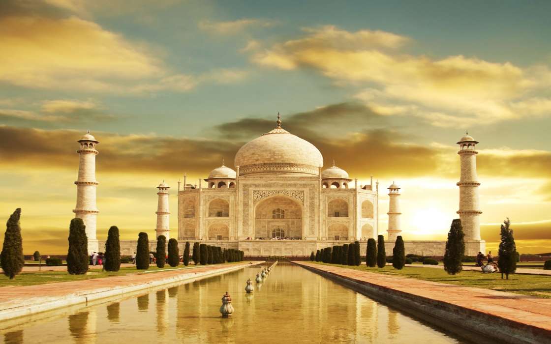 Тадж Махал (Taj Mahal), Архитектура, Пейзаж
