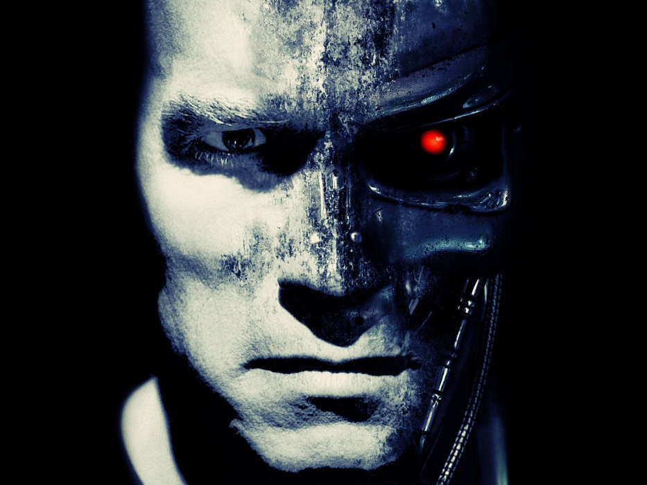 Актеры, Арнольд Шварценеггер (Arnold Schwarzenegger), Кино, Люди, Мужчины, Роботы, Терминатор (Terminator)
